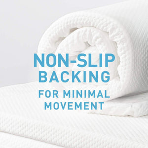Pressure Relieving Memory Foam Mattress Topper - Queen Bed