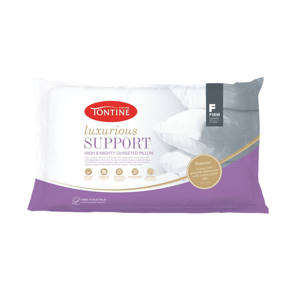 Luxurious Support Pillow - High & Firm