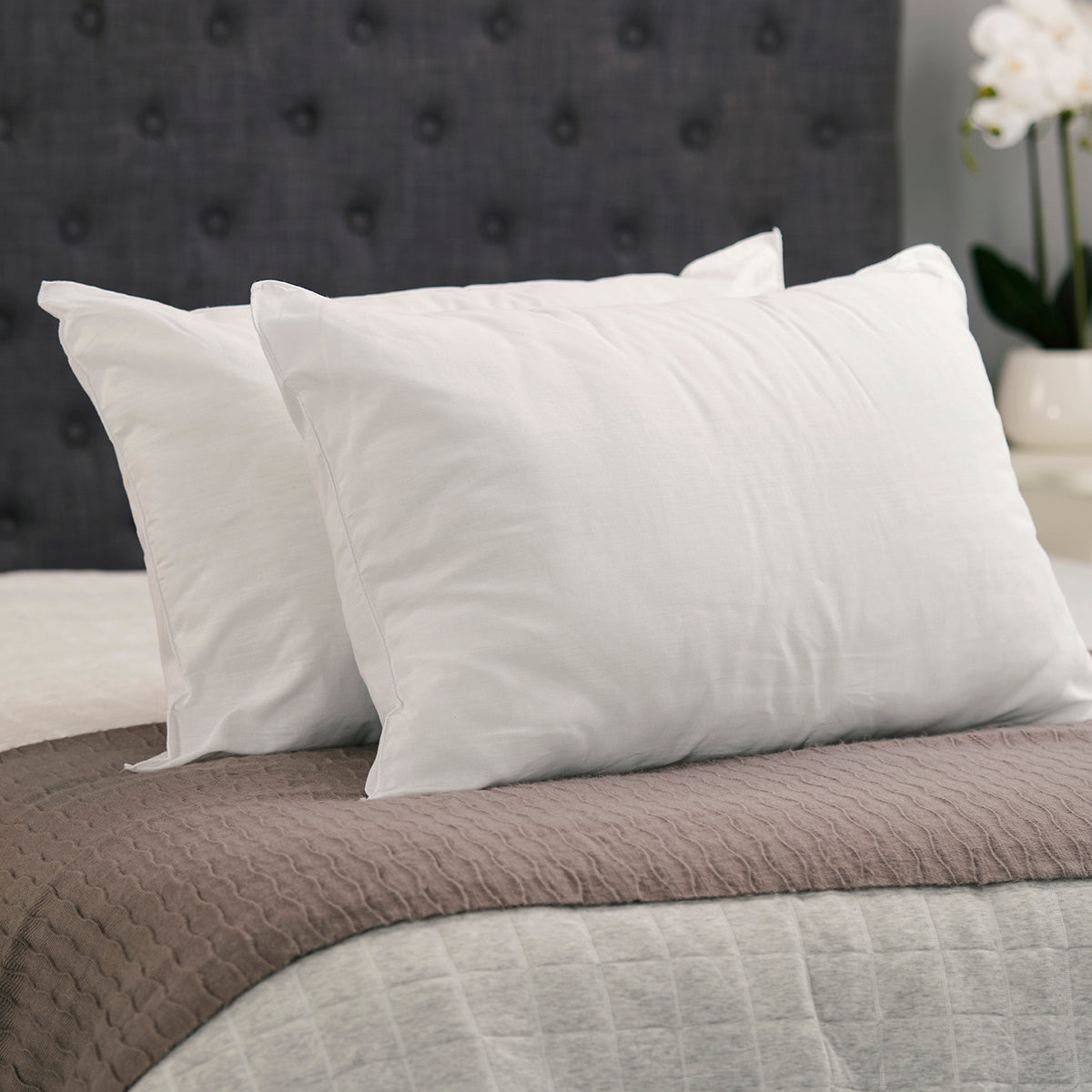 Tontine Mega Value 2 Pack Medium Pillows Medium Height