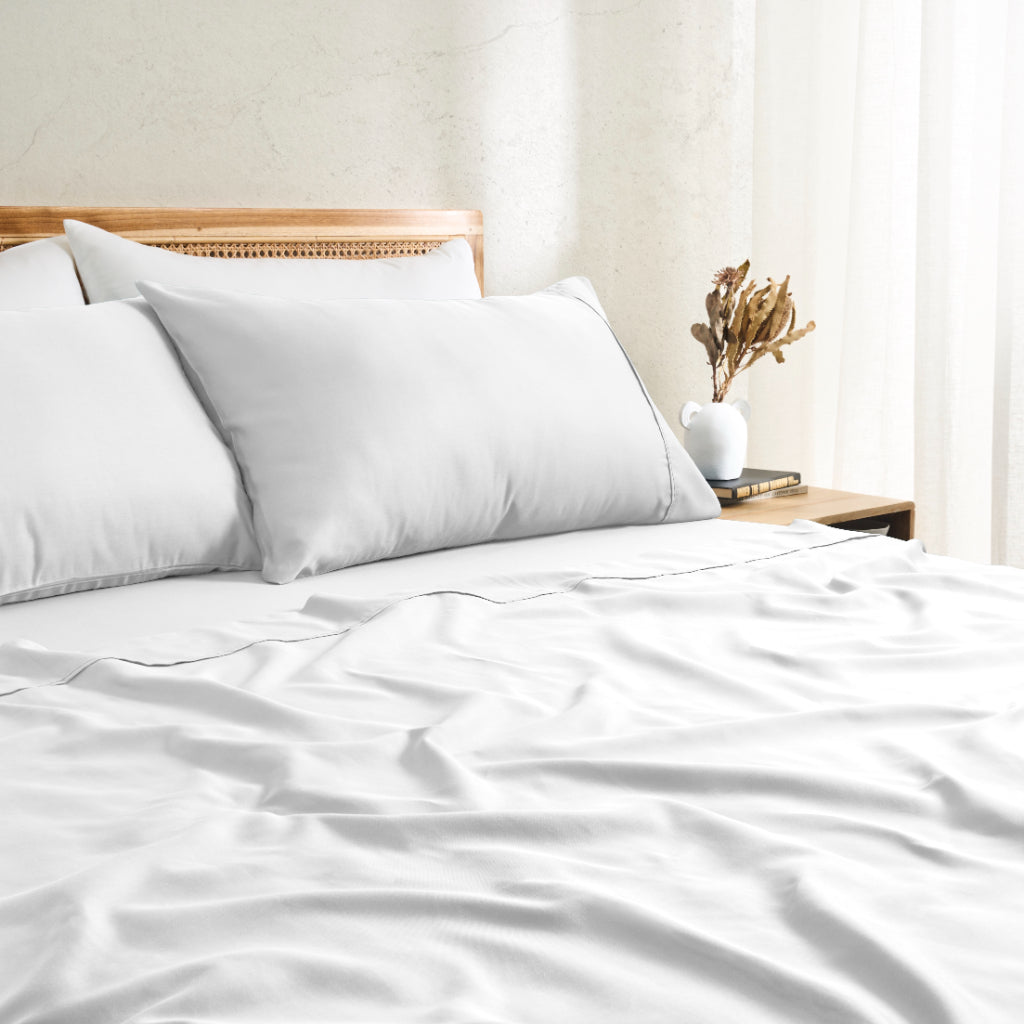 350TC Bamboo Cotton Sheet Set Bamboo Viscose Cotton Silky Smooth Touch
