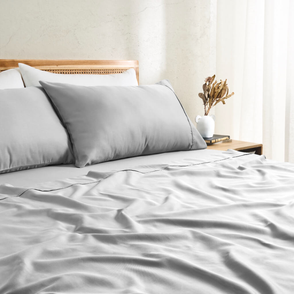 350TC Bamboo Cotton Sheet Set Bamboo Viscose Cotton Silky Smooth Touch