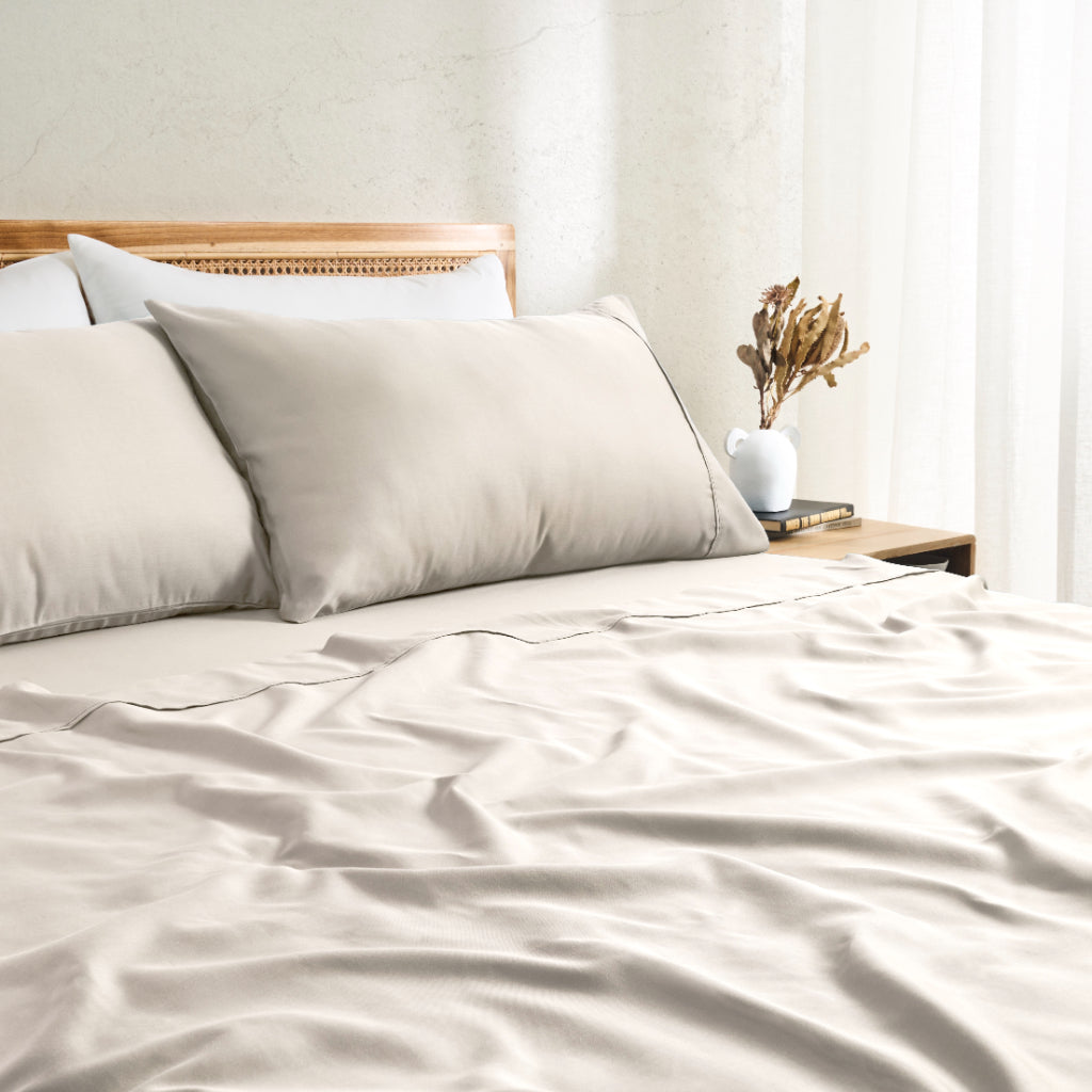 350TC Bamboo Cotton Sheet Set - King Bed