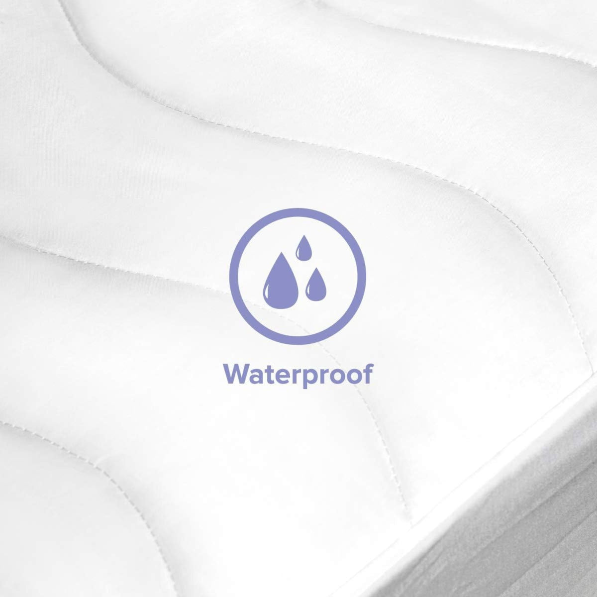 Comfortech Stain Ease Mattress Protector Waterproof 50cm Fitted Skirt