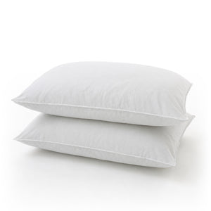 Easy Care High & Firm Pillows 2 Pack - Cotton Cover