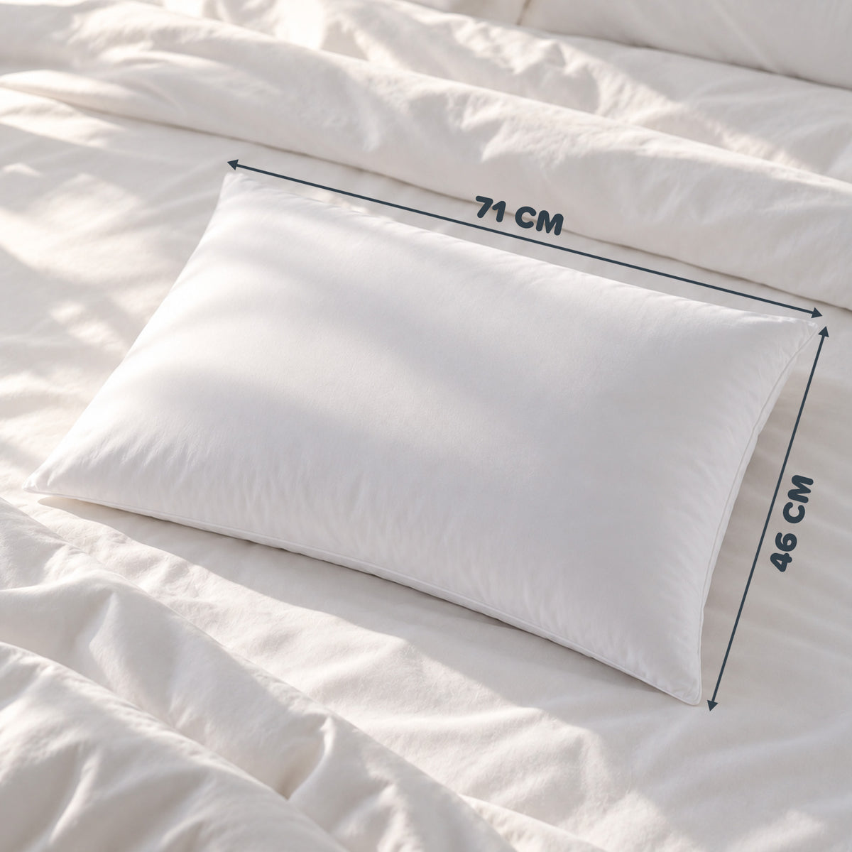Quick Dry Easy Wash Anti-Allergy Firm Pillows 2 Pack