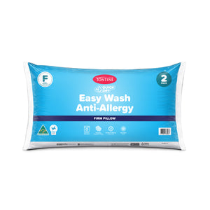 Quick Dry Easy Wash Anti-Allergy Firm Pillows 2 Pack