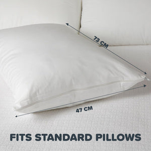 Comfortech Stain Resistant Cotton Pillow Protectors 2 Pack