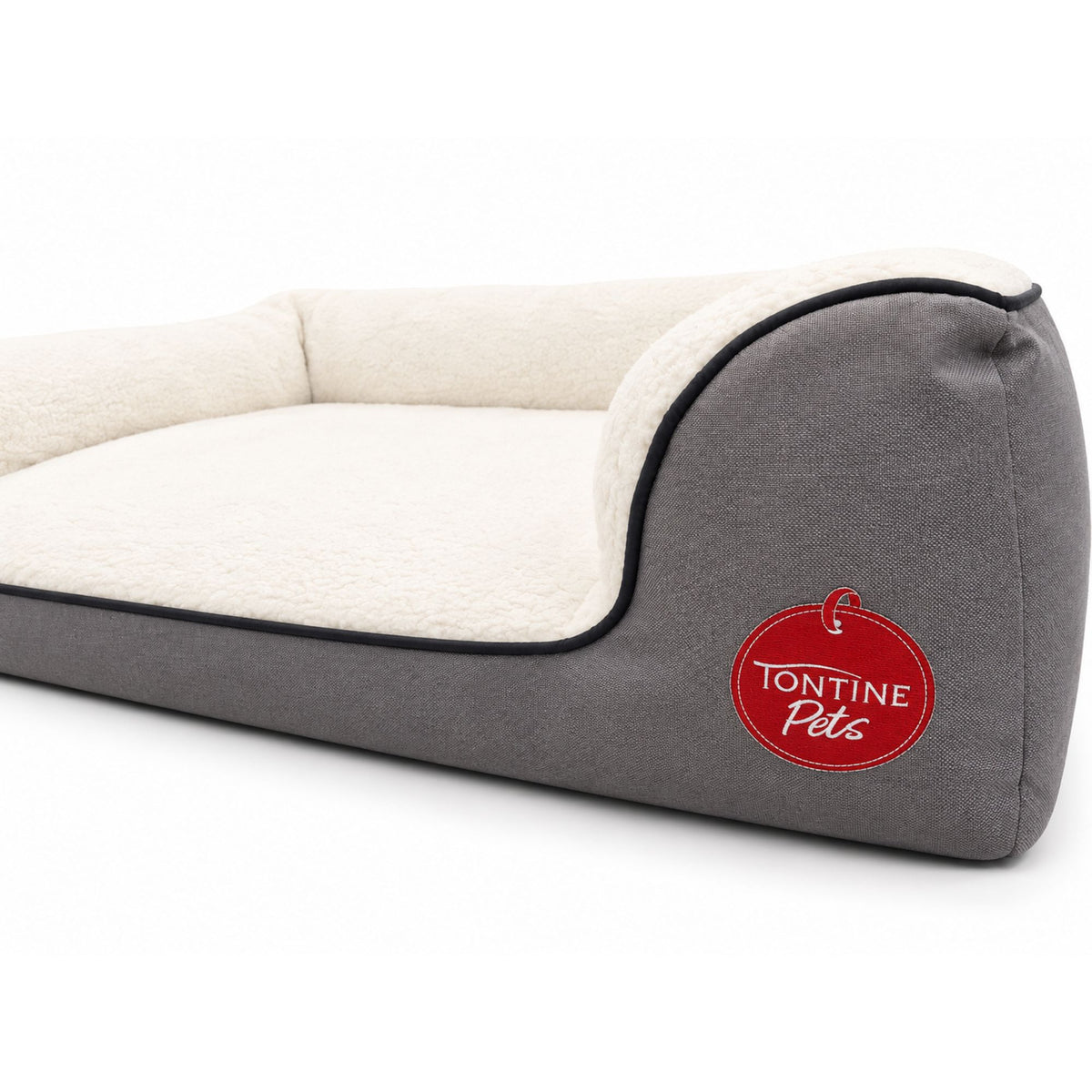 Orthopaedic Sherpa Fleece Dog Basket Bed