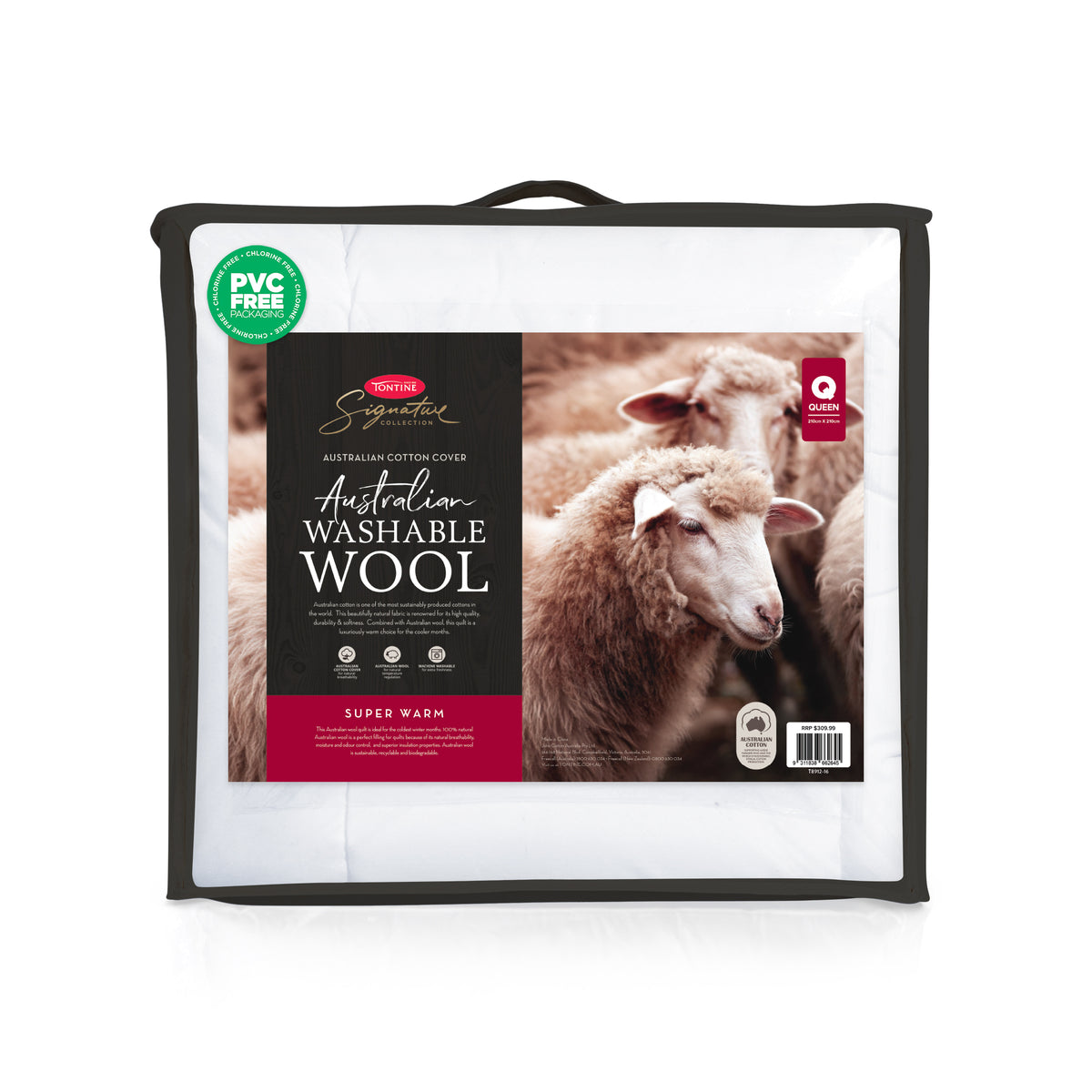 Signature Collection Australian Washable Wool Quilt - Super Warm
