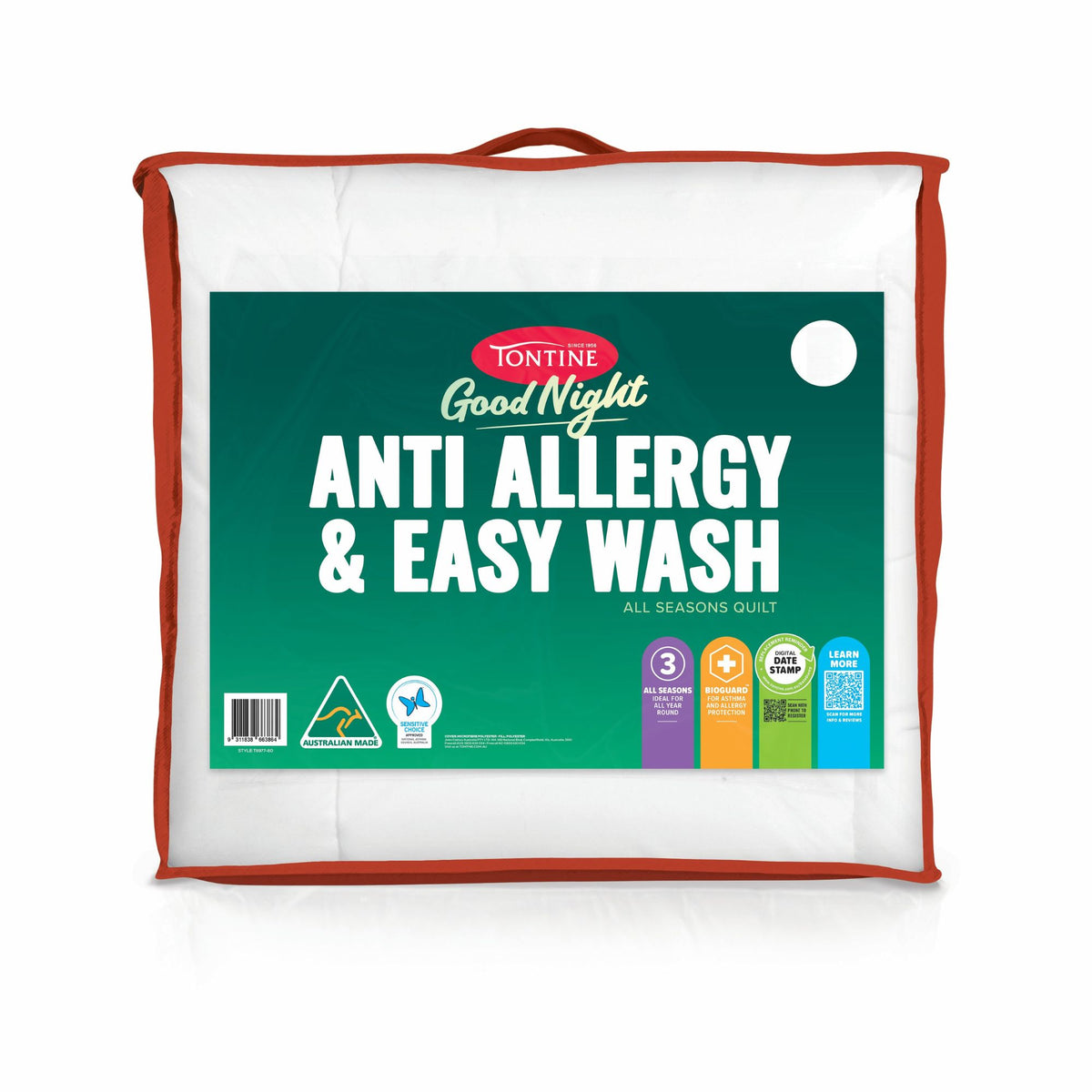 Good Night Anti Allergy & Easy Wash Quilt - All Seasons