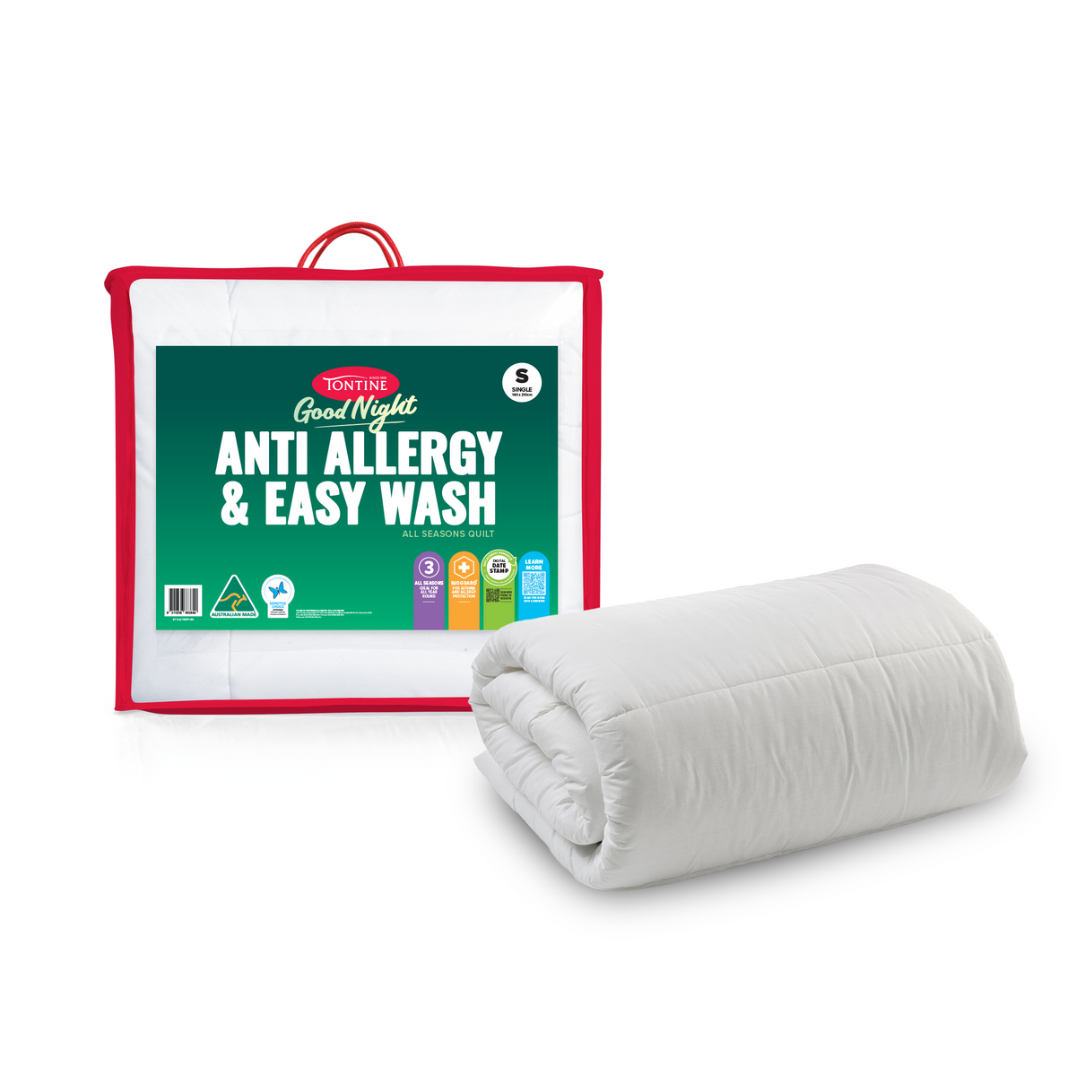 Good Night Anti Allergy & Easy Wash Quilt - All Seasons