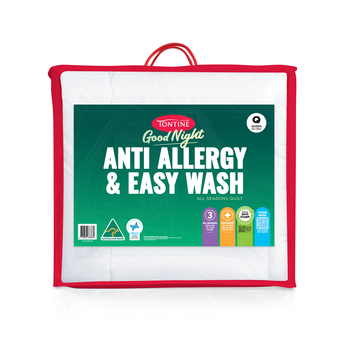 Good Night Anti Allergy & Easy Wash Quilt - All Seasons