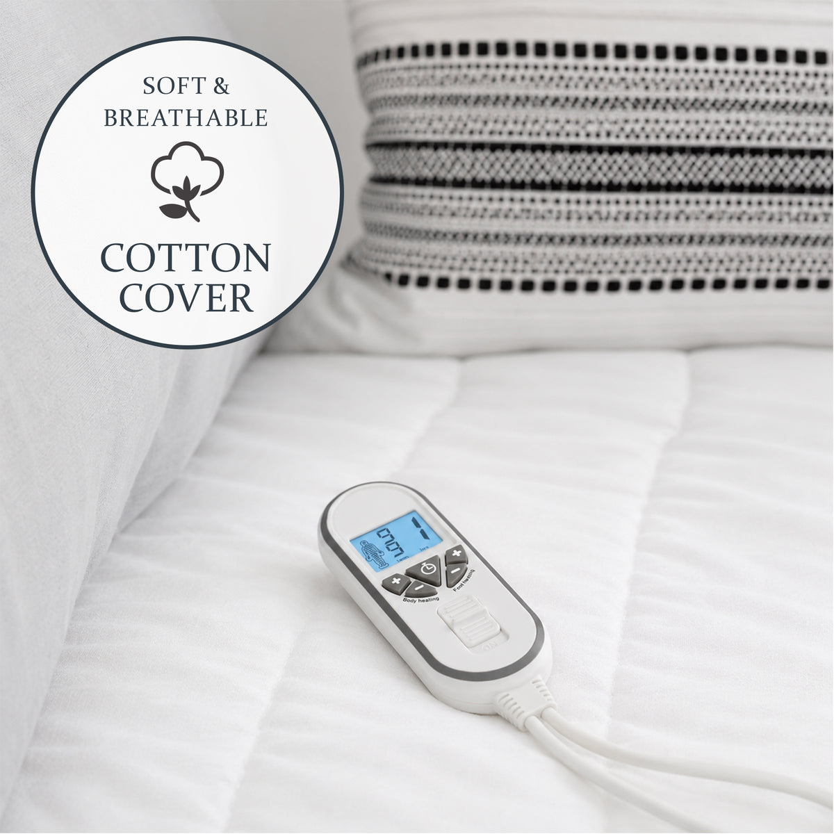 Luxuriously Warm 2-in-1 Heated Topper