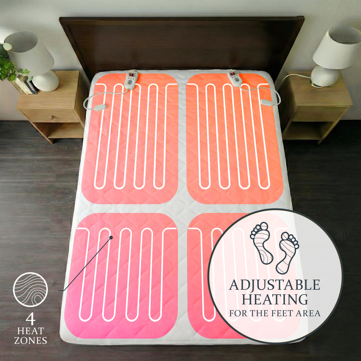 Luxuriously Warm 2-in-1 Heated Topper