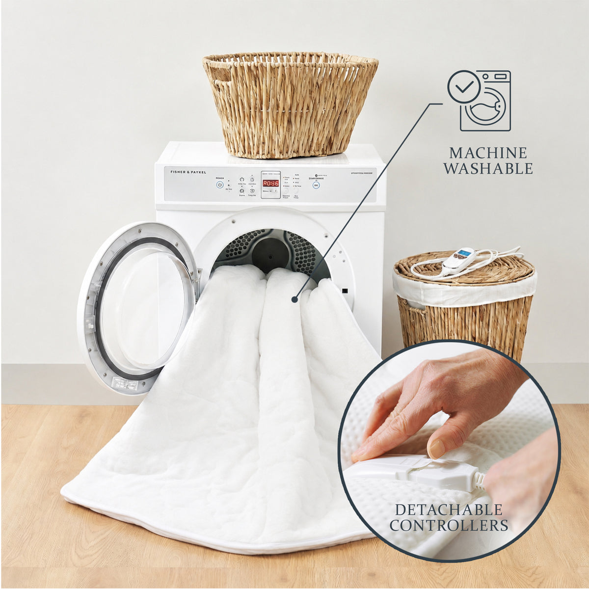 Luxuriously Warm 2-in-1 Heated Topper