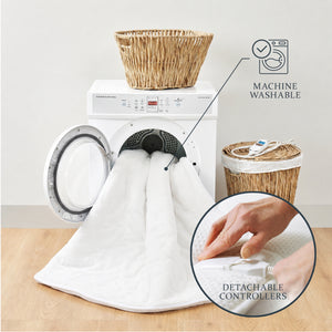 Luxuriously Warm 2-in-1 Heated Topper