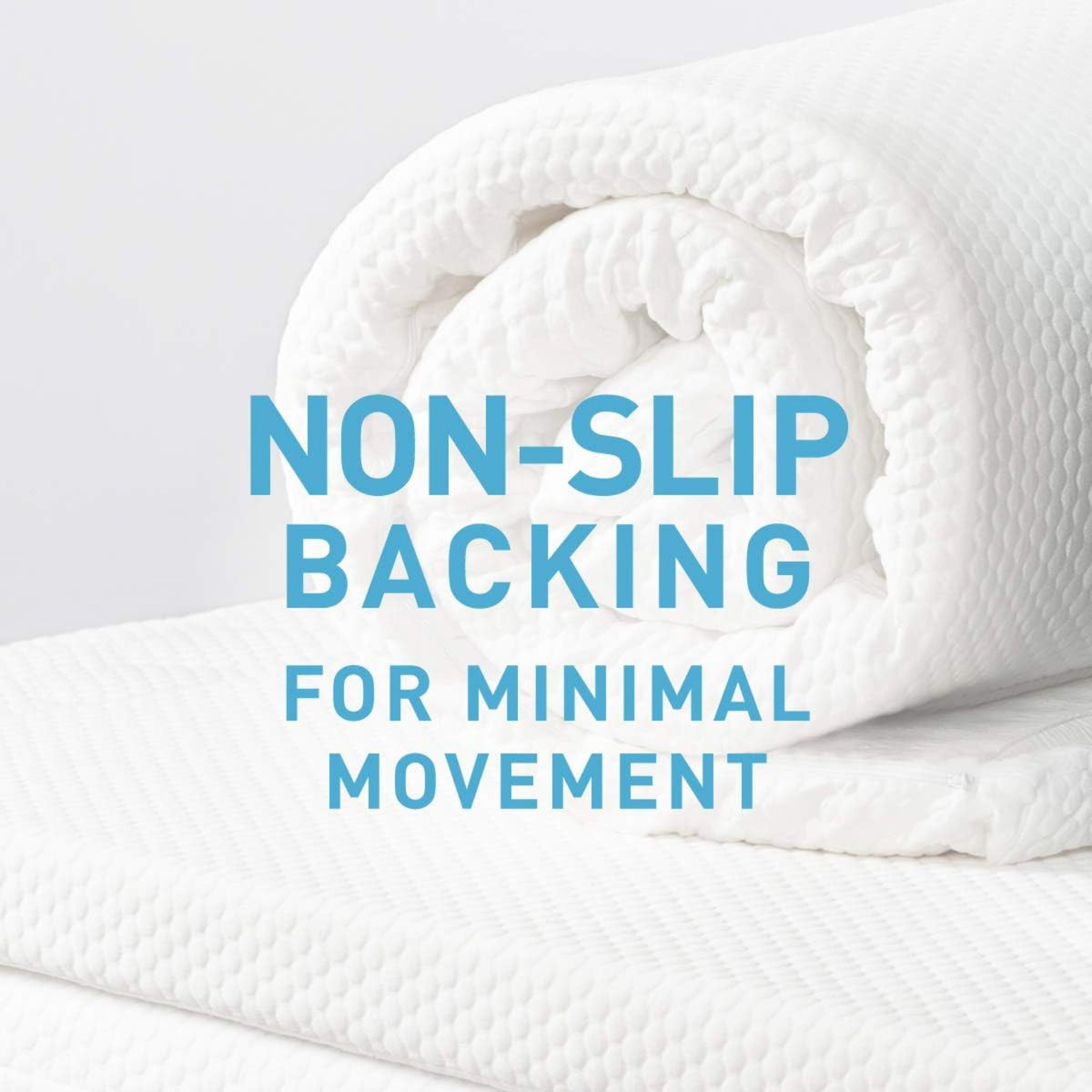 Pressure Relieving Memory Foam Mattress Topper - Queen Bed