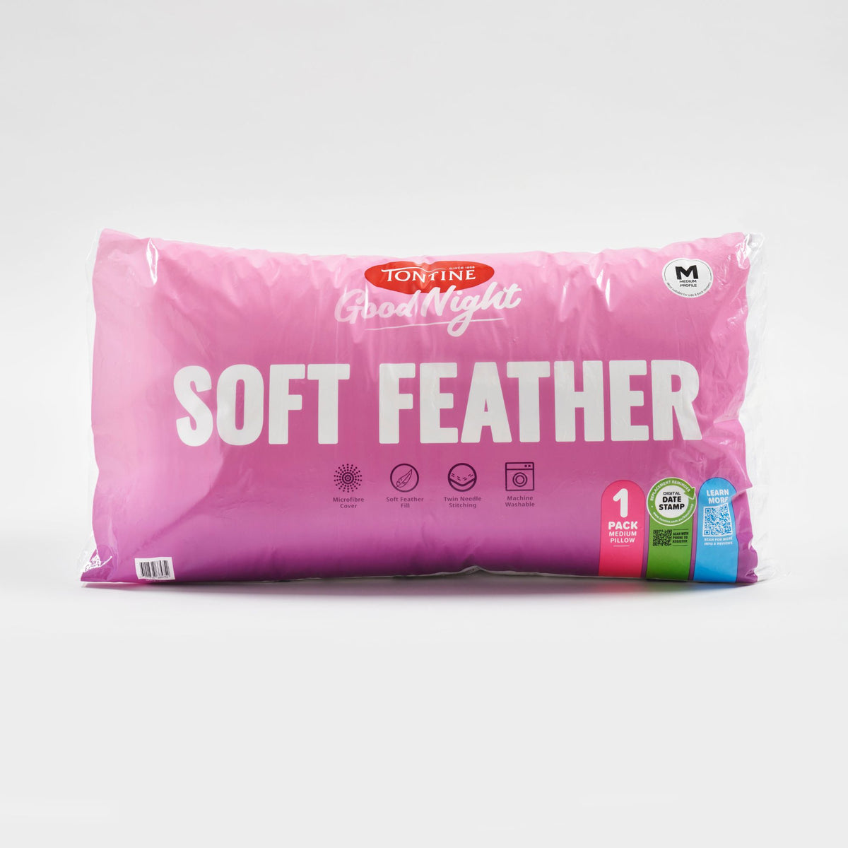 Good Night Soft Feather Pillow – Medium Support