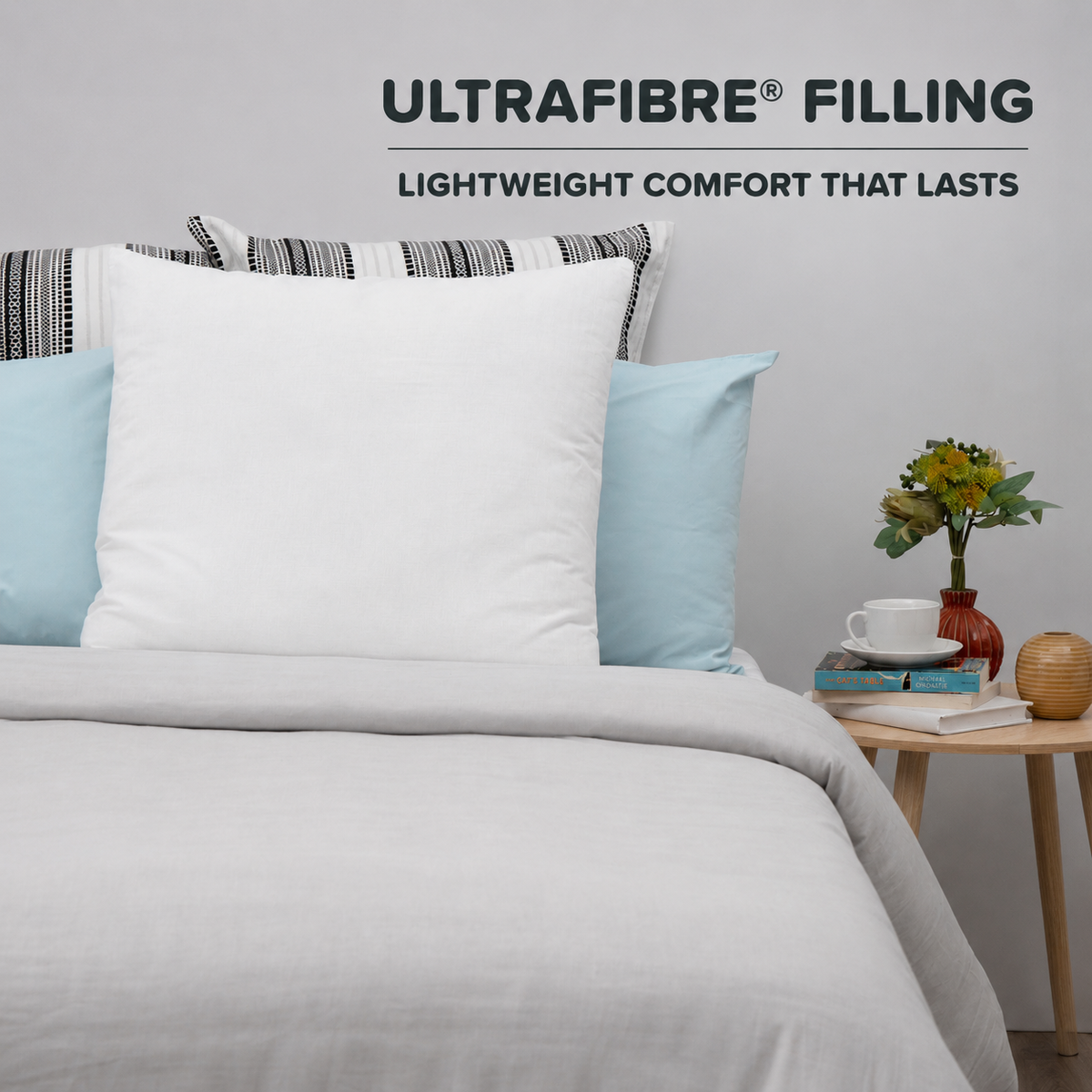 Great Value Euro Pillow 2 Pack