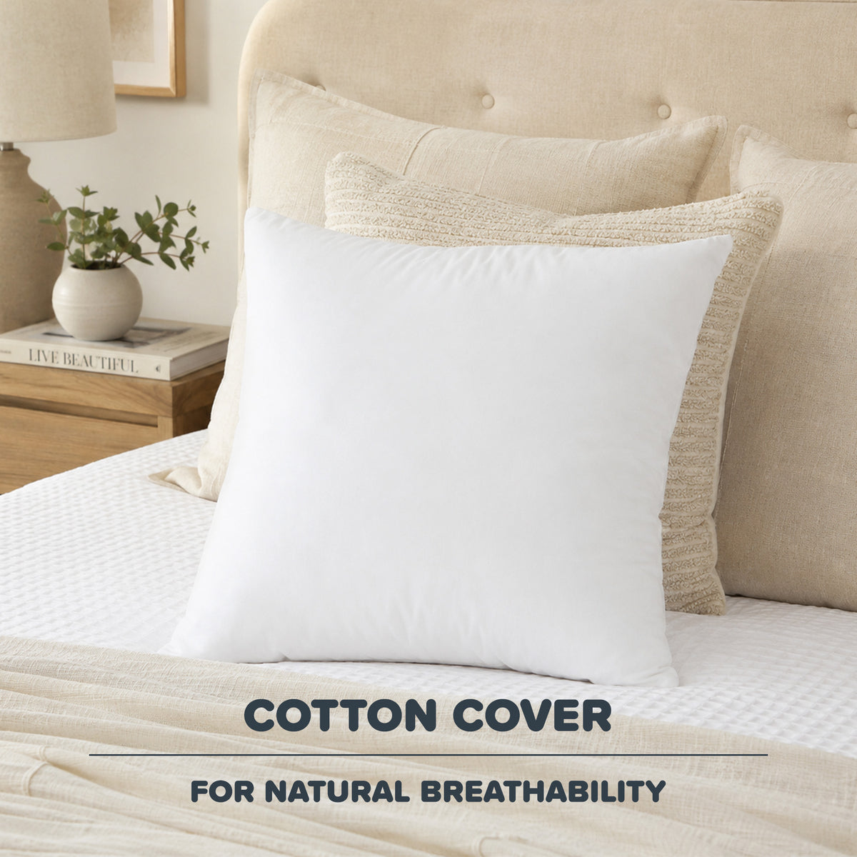Great Value Euro Pillow 2 Pack