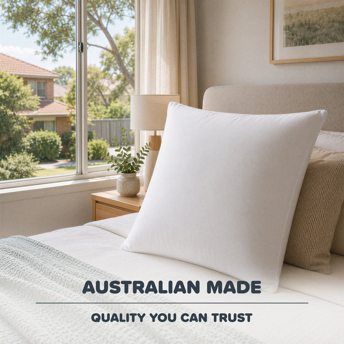 Great Value Euro Pillow 2 Pack