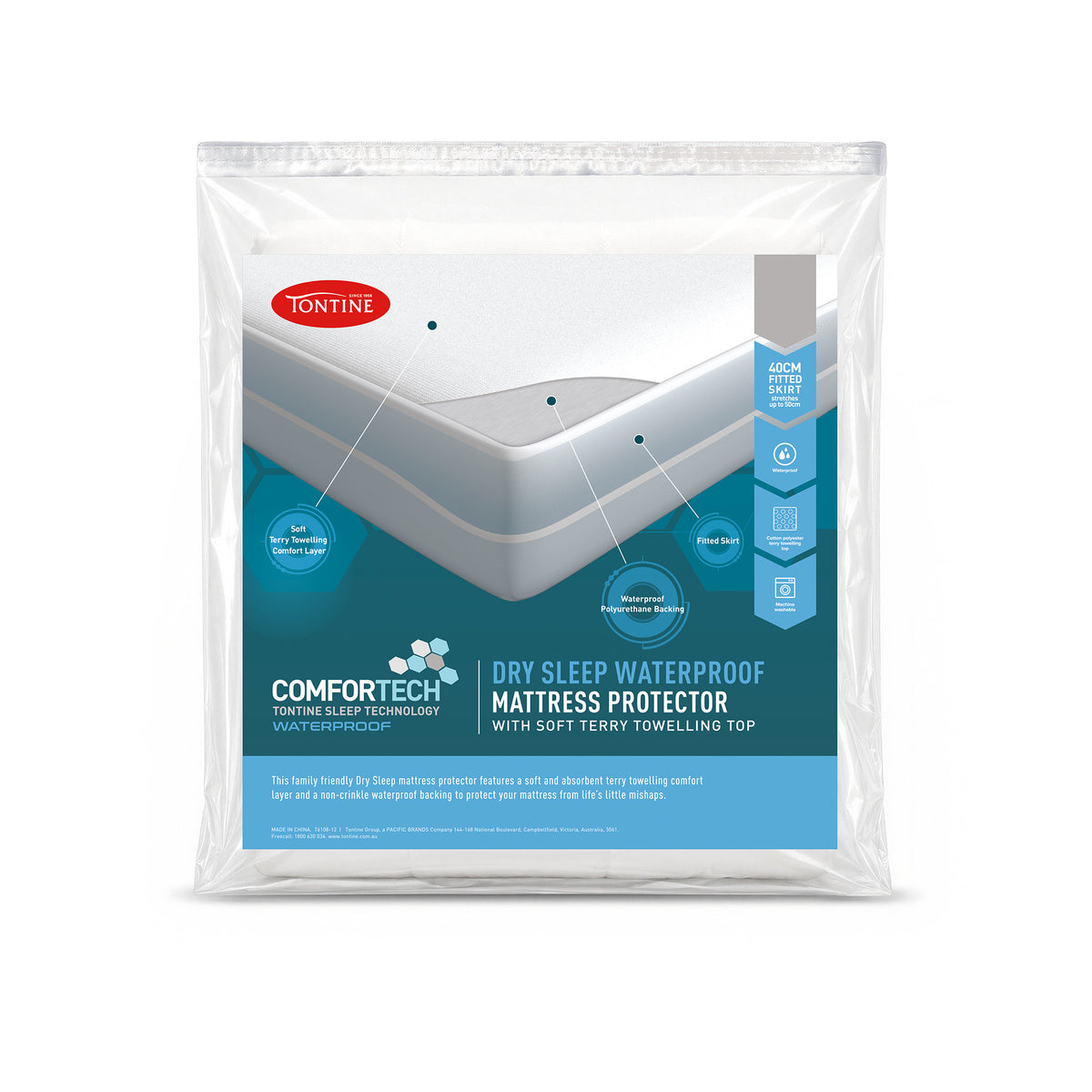 Comfortech Dry Sleep Waterproof Mattress Protector