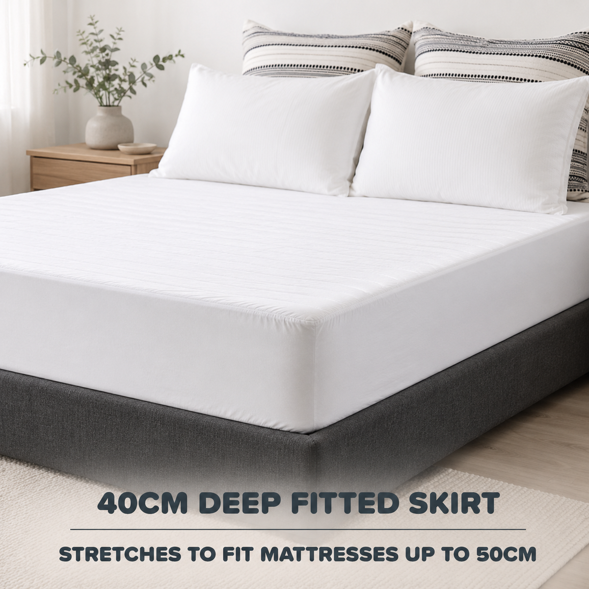 Comfortech Quilted Waterproof Mattress Protector