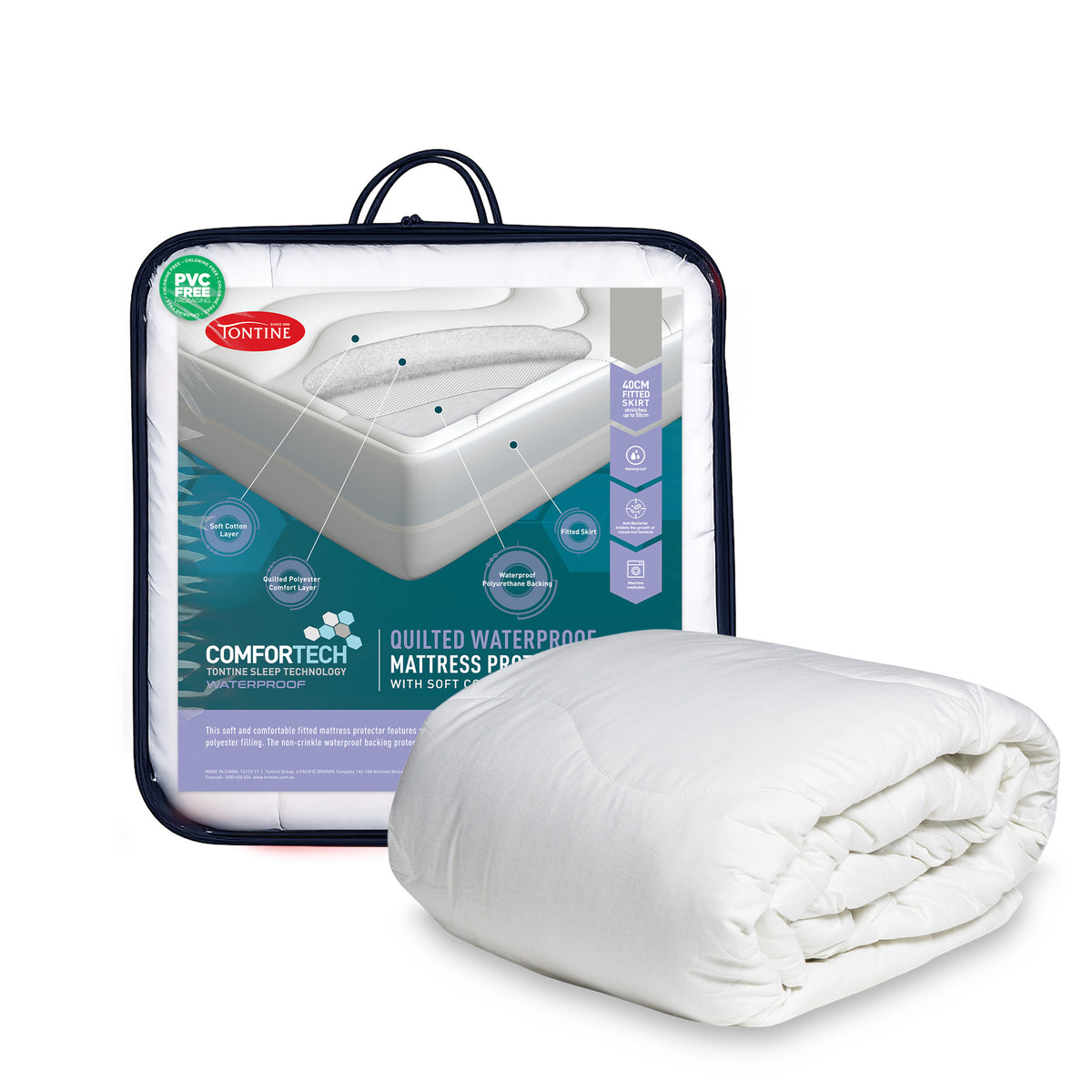 Comfortech Quilted Waterproof Mattress Protector