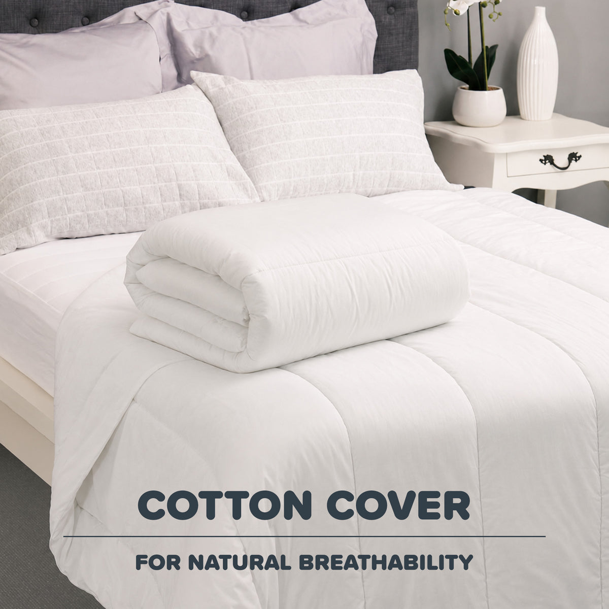 Allergy Sensitive Cotton Cover Quilt - All Seasons