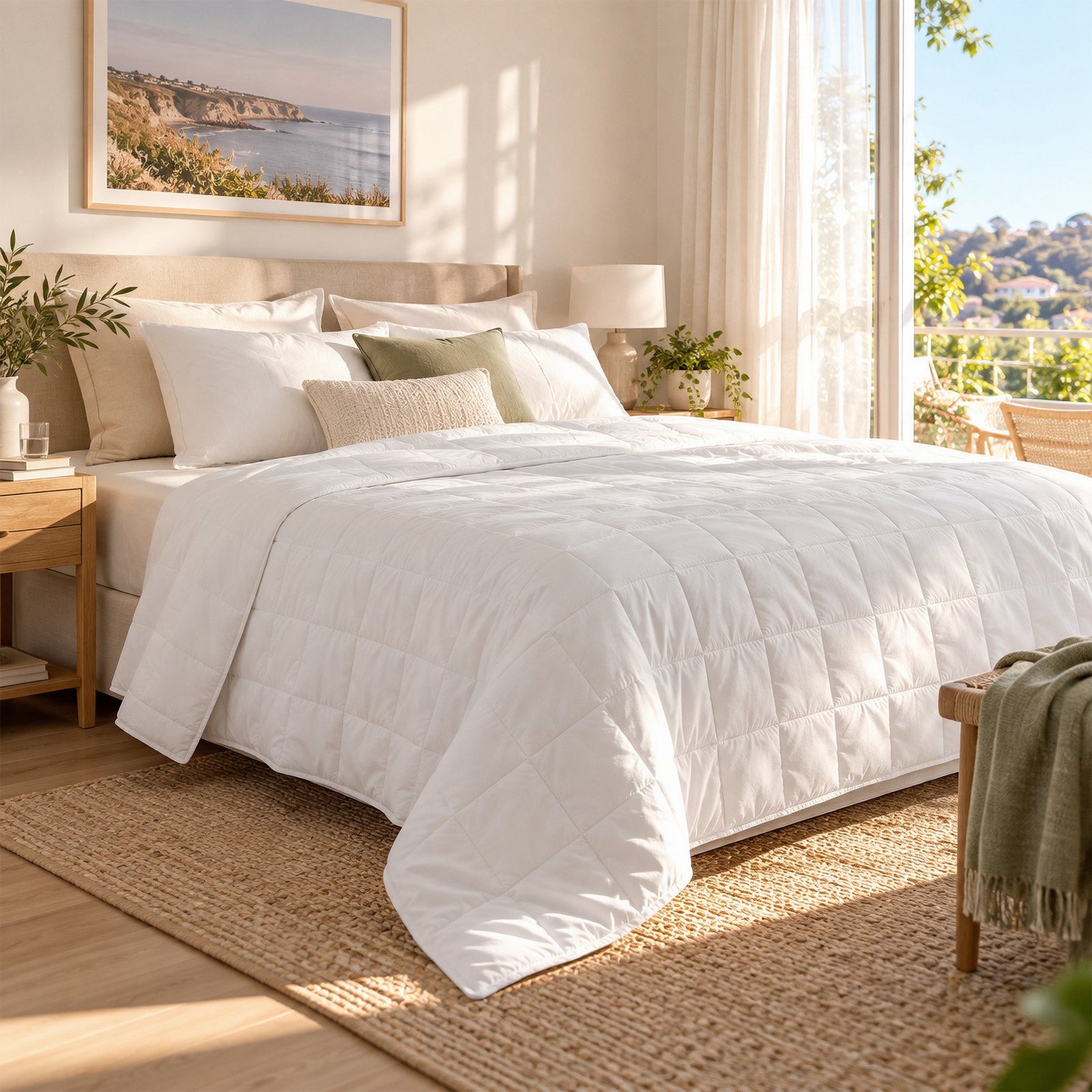 Natural Cotton Summer Quilt