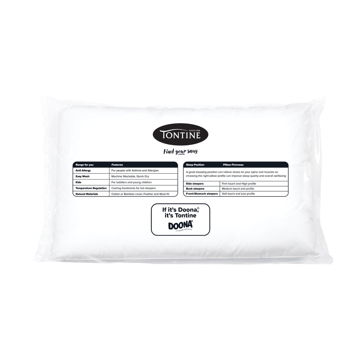 Temperature Balance Pillow - High & Firm