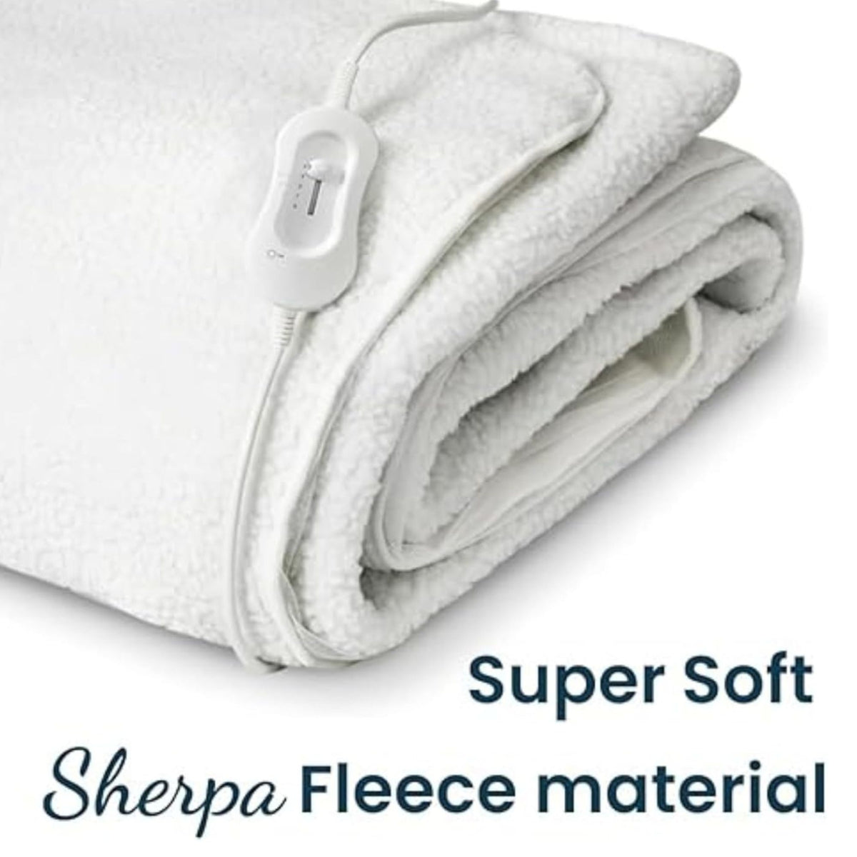 Soft & Cosy Sherpa Fleece Electric Blanket