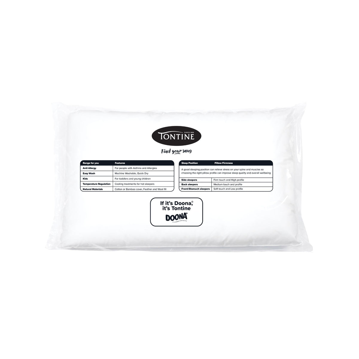 Extra Support Pillow - High & Firm