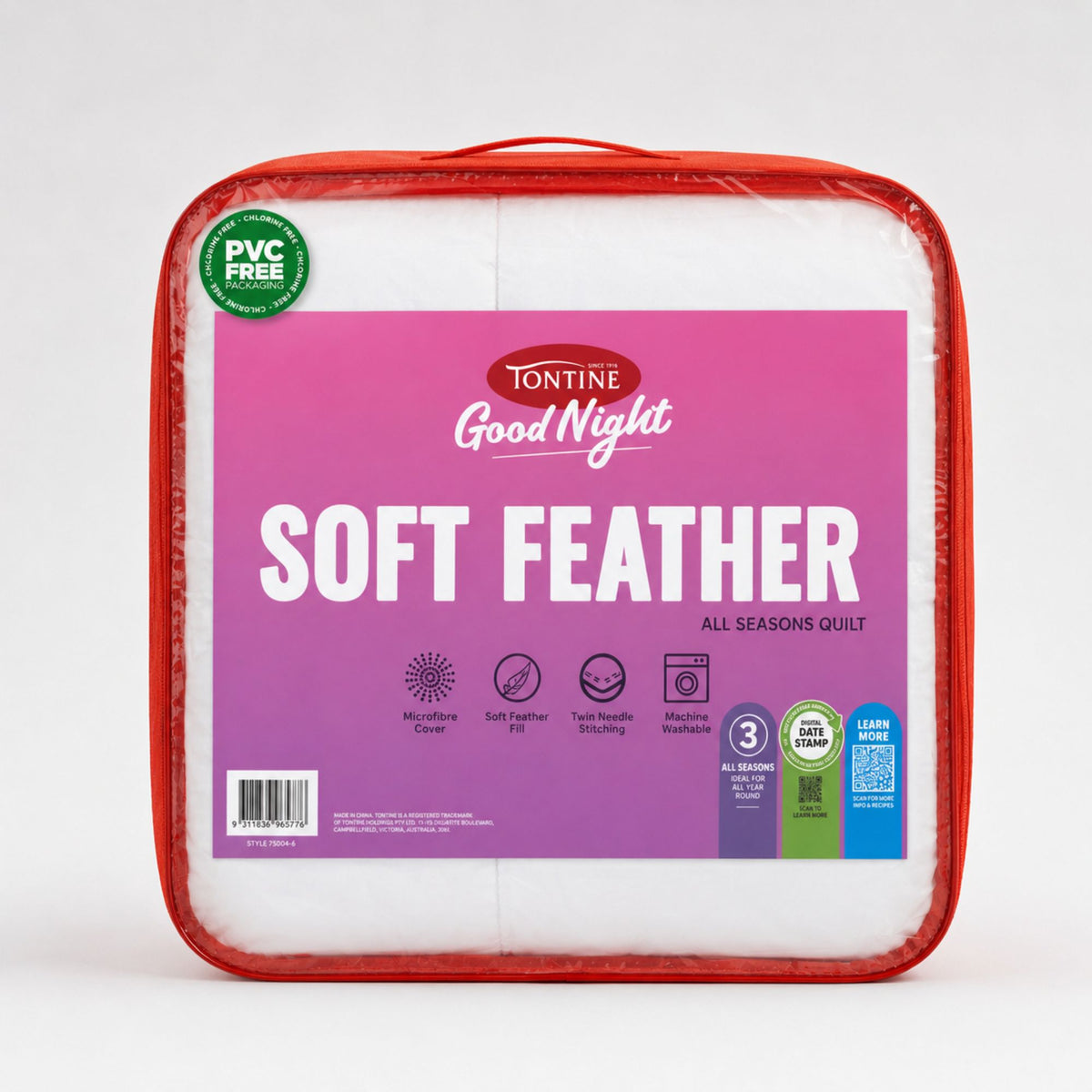 Good Night Soft Feather  – All Seasons Quilt