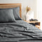 1200TC Cotton Rich Sheet Set Cotton Polyester Includes Pillowcases Flat Fitted Sheet