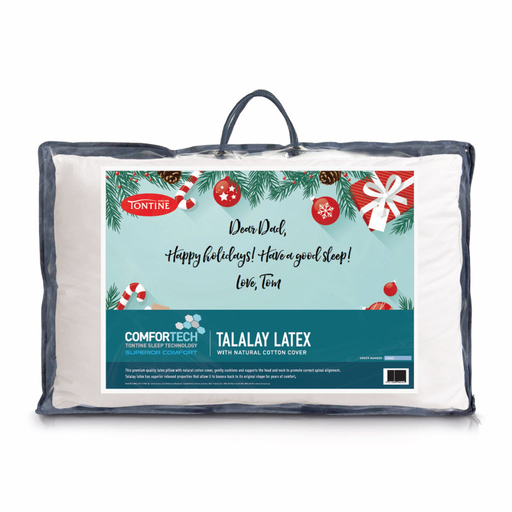 Personalised Comfortech Talalay Latex Pillow