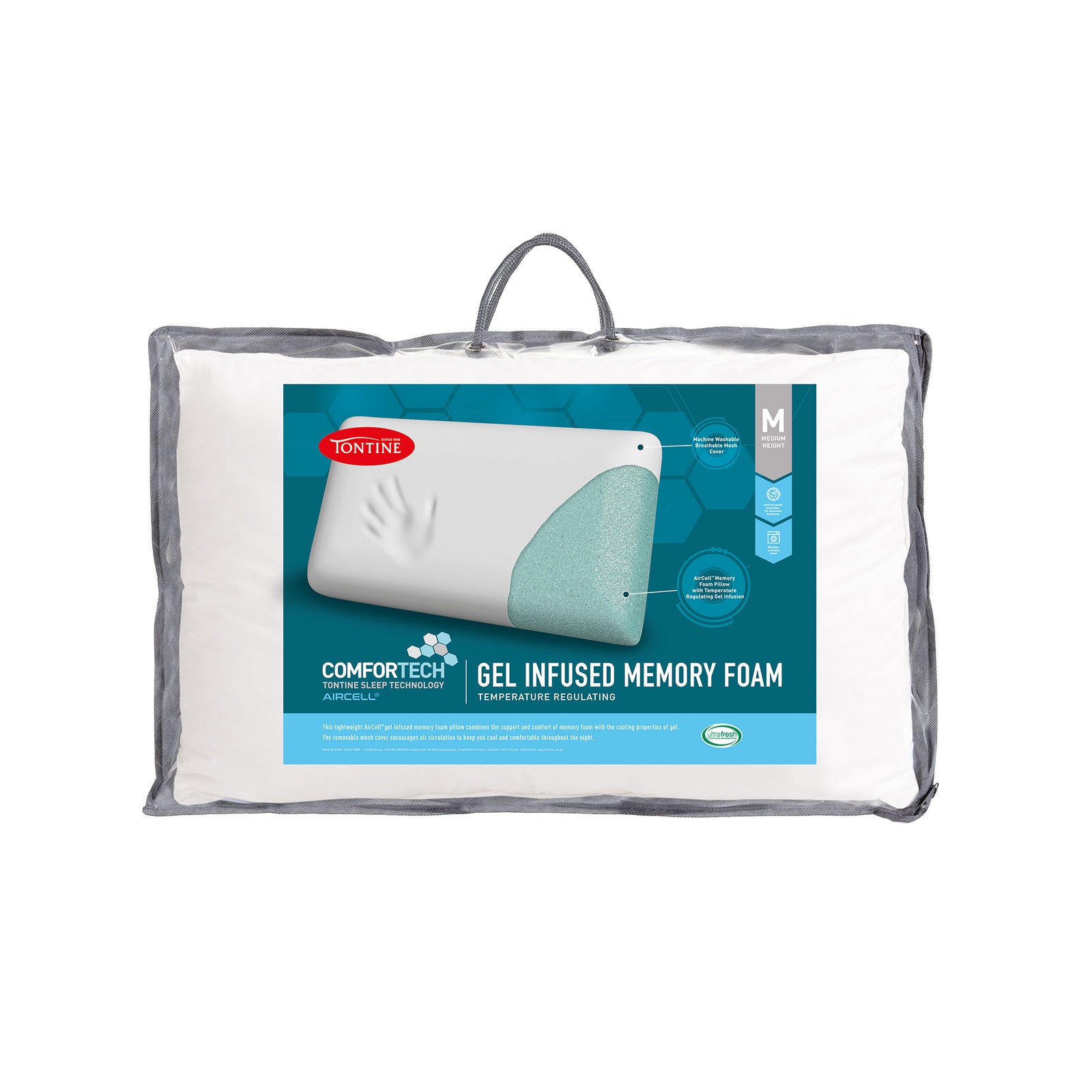Bamboo Blend Medium Pillows 2 Pack