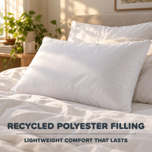 Quick Dry Easy Wash Anti-Allergy Firm Pillows 2 Pack