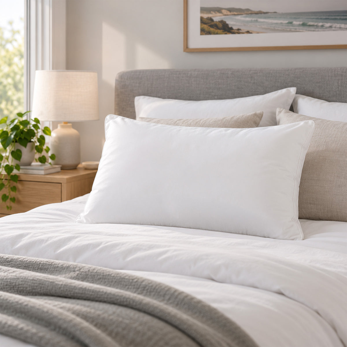 Quick Dry Easy Wash Anti-Allergy High & Firm Pillow