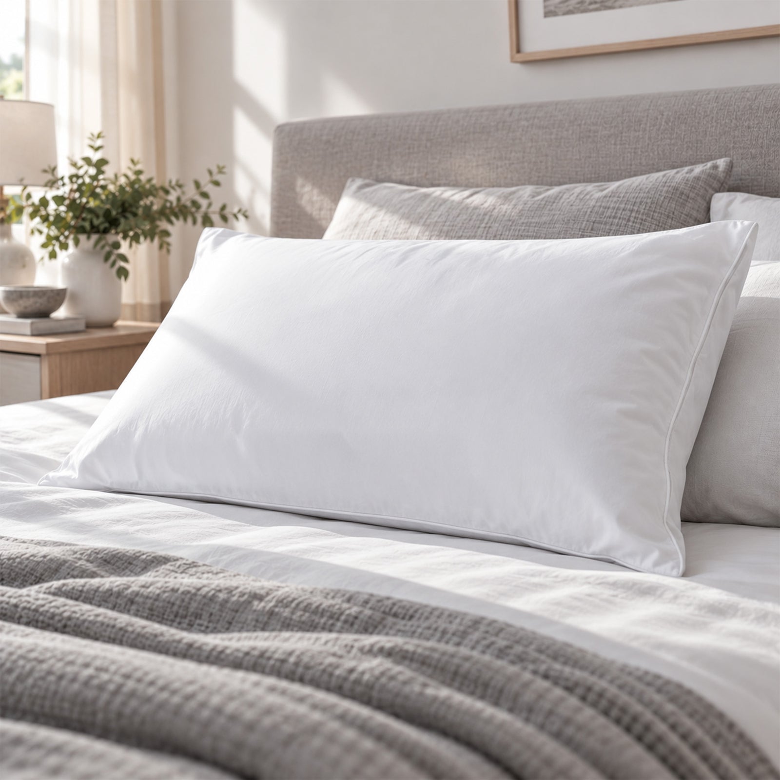 Comfortech Stain Resistant Pillow Protector - 2 Pack