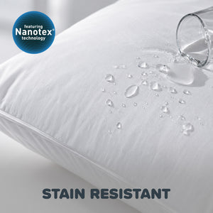 Comfortech Stain Resistant Cotton Pillow Protectors 2 Pack