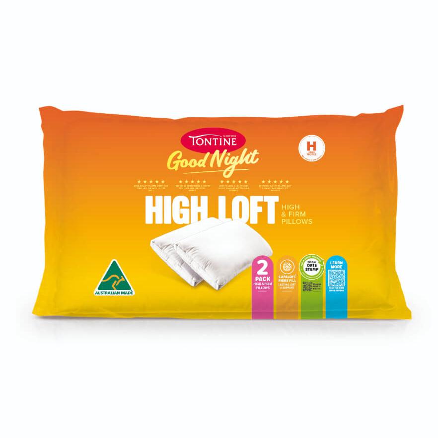 Good Night Hi-Loft Firm Pillow Pack Tontine