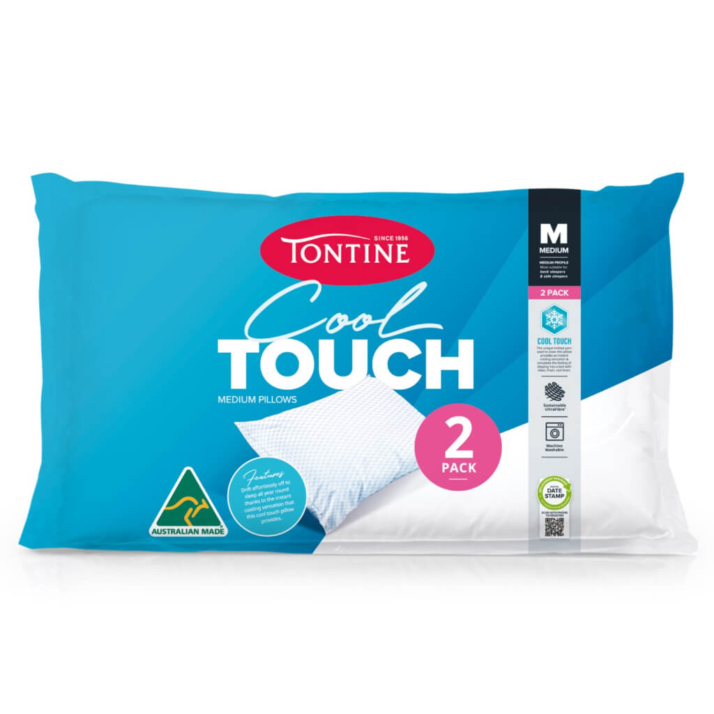 Cool Touch 2 Pack Pillow - Medium