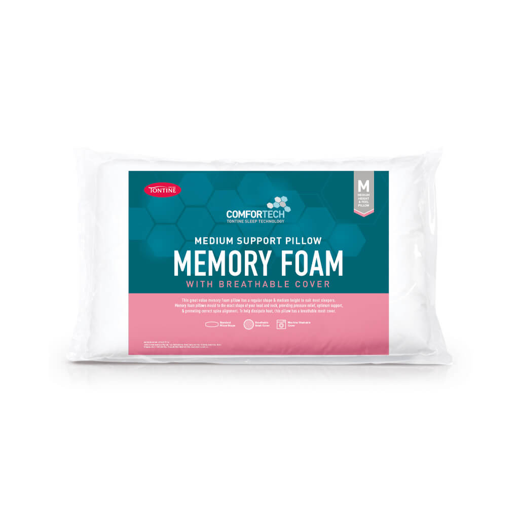 Comfortech Medium Support Memory Foam Pillow