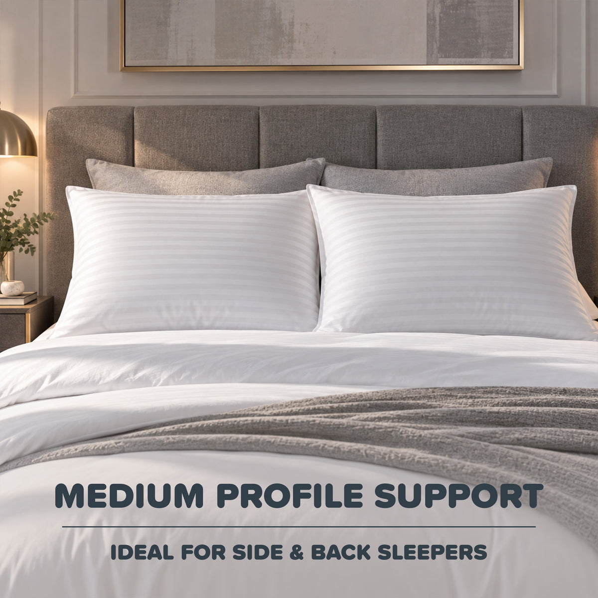 Hotel Comfort  Pillows 2 Pack - Medium