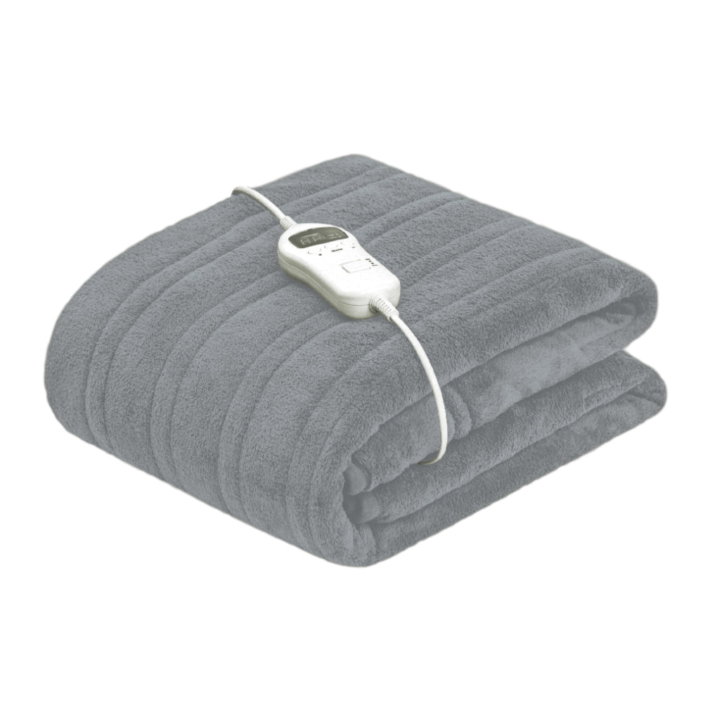 Extra Large Coral Fleece Heated Throw