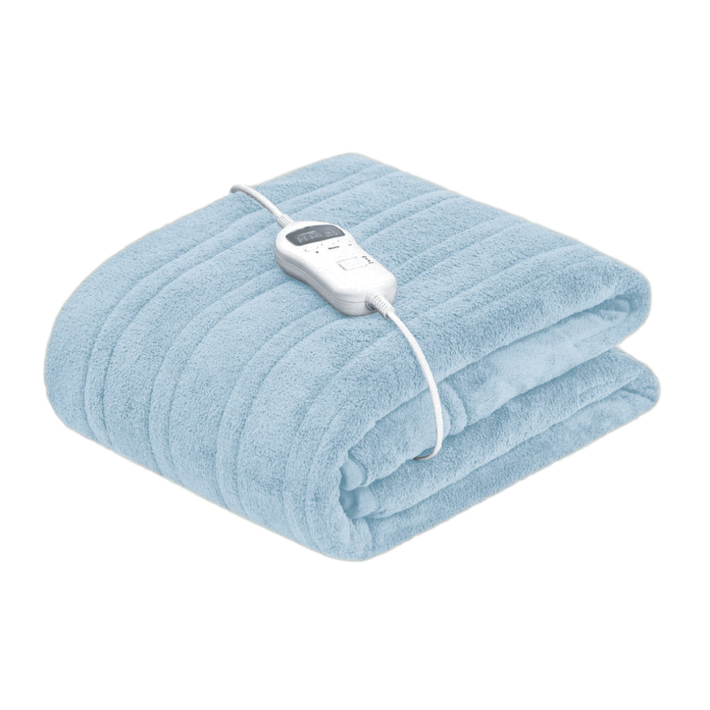 Extra Large Coral Fleece Heated Throw