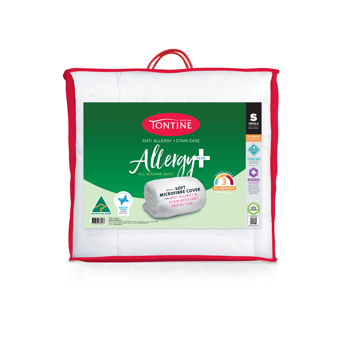 Allergy Plus Stain Ease Quilt - All Seasons