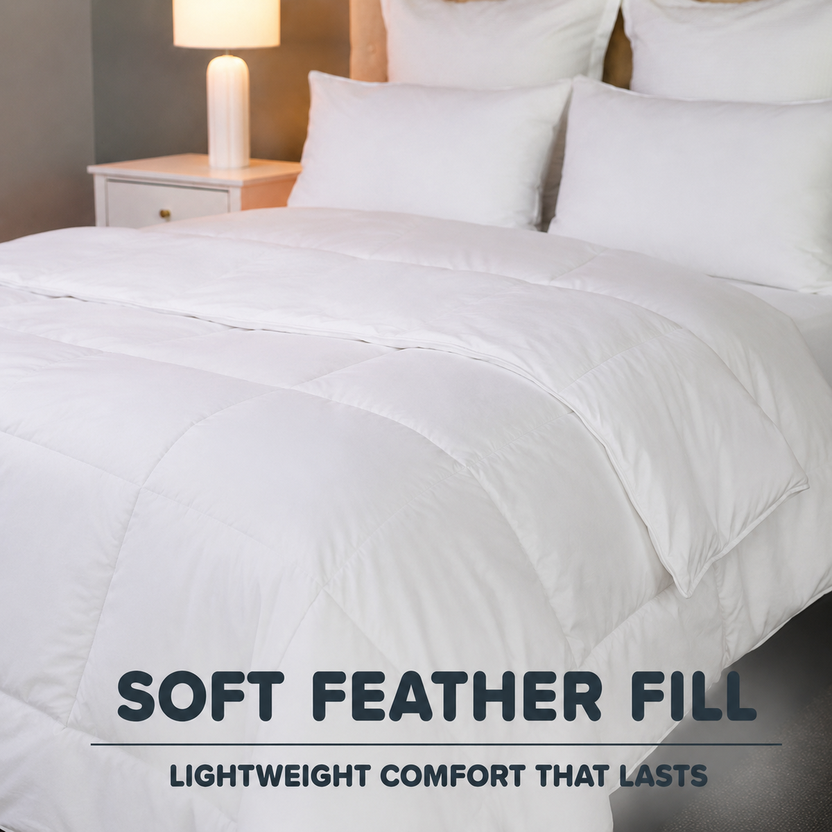 Good Night Soft Feather  – All Seasons Quilt