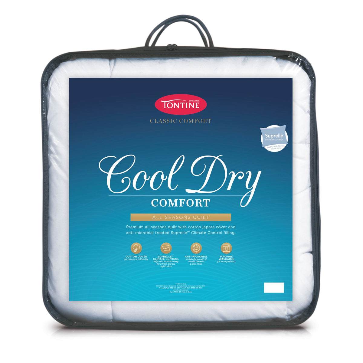 Classic Comfort Cool Dry All Seasons Quilt